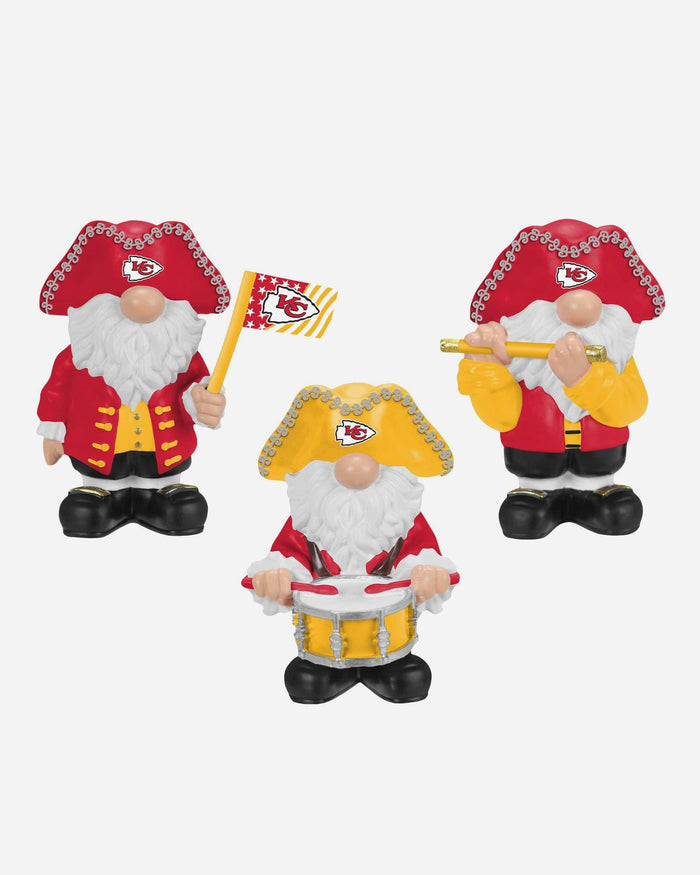Kansas City Chiefs 3 Pack Americana Mini Gnome Set FOCO - FOCO.com