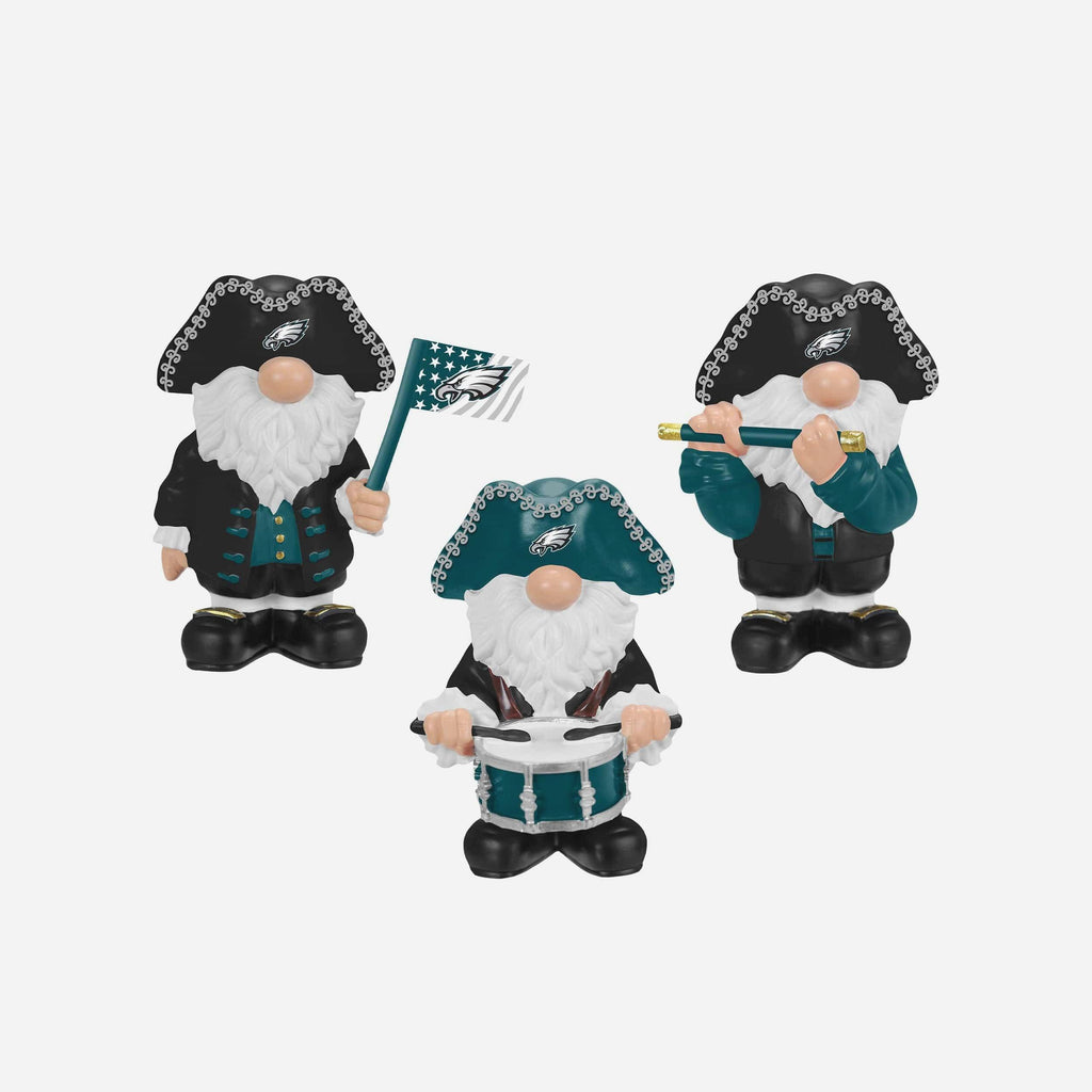 Philadelphia Eagles 3 Pack Americana Mini Gnome Set FOCO - FOCO.com