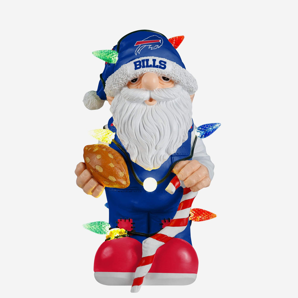 Buffalo Bills Light Up Holiday Gnome FOCO - FOCO.com