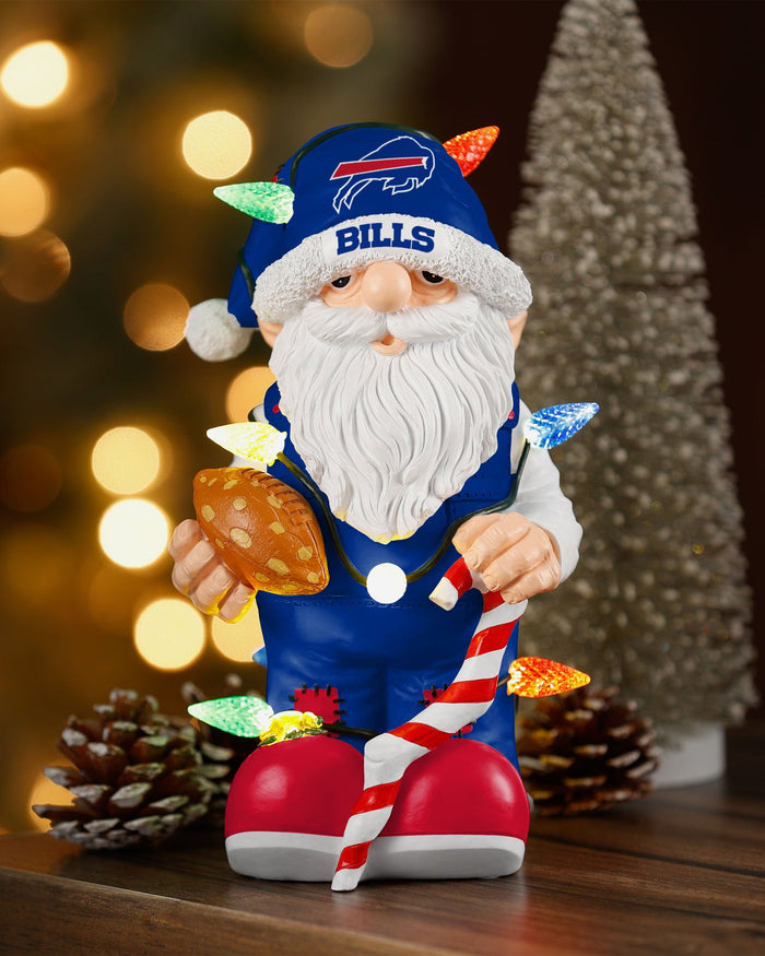 Buffalo Bills Light Up Holiday Gnome FOCO - FOCO.com