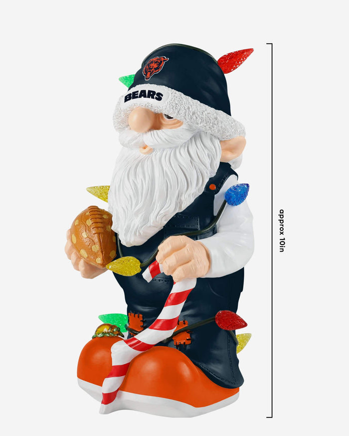 Chicago Bears Light Up Holiday Gnome FOCO - FOCO.com