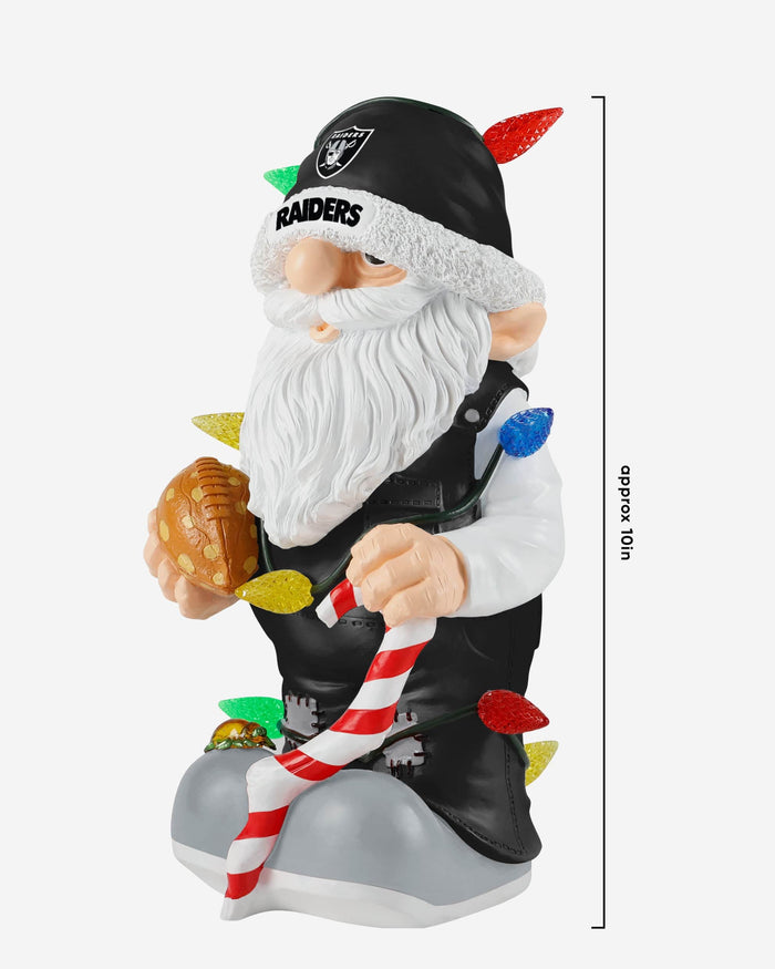 Las Vegas Raiders Light Up Holiday Gnome FOCO - FOCO.com