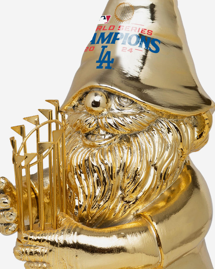 Los Angeles Dodgers 2024 World Series Champions Gold Plated Gnome FOCO - FOCO.com