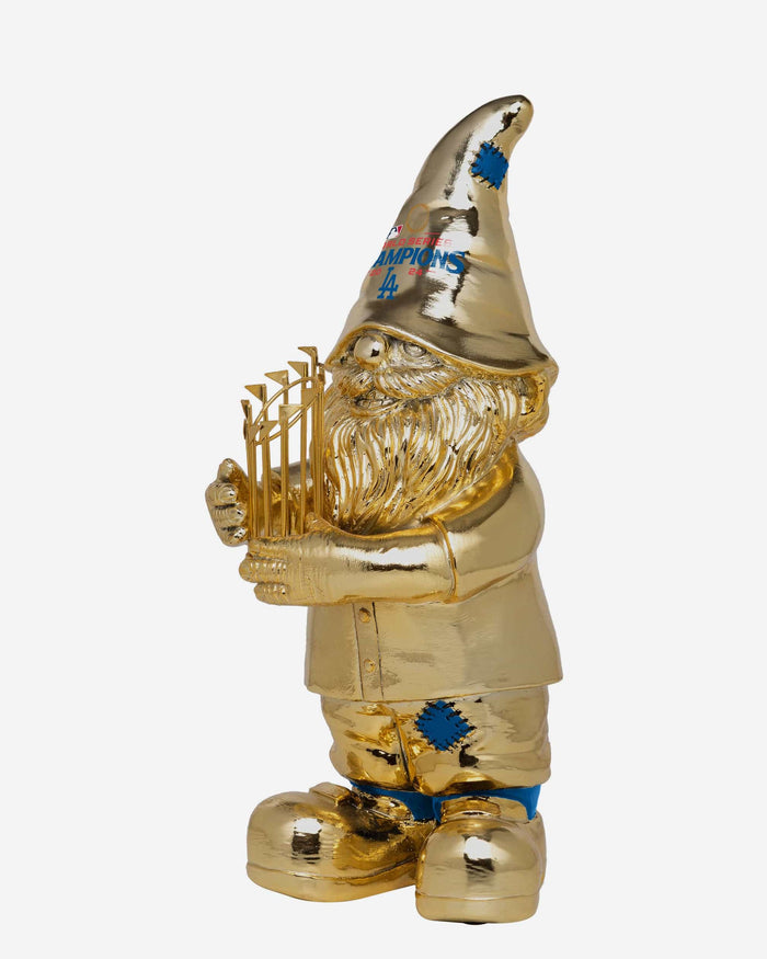 Los Angeles Dodgers 2024 World Series Champions Gold Plated Gnome FOCO - FOCO.com