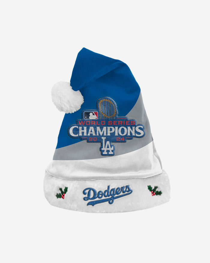 Los Angeles Dodgers 2024 World Series Champions Santa Hat FOCO - FOCO.com