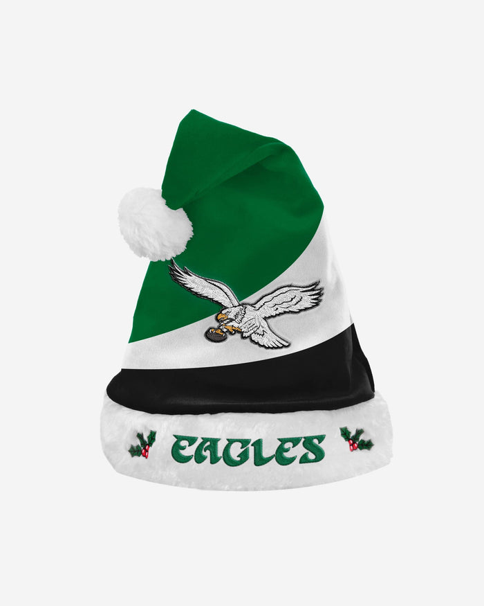 Philadelphia Eagles Kelly Green Santa Hat FOCO - FOCO.com