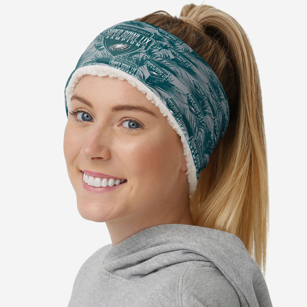 Philadelphia Eagles Super Bowl LIX Champions Womens Head Start Headband FOCO - FOCO.com