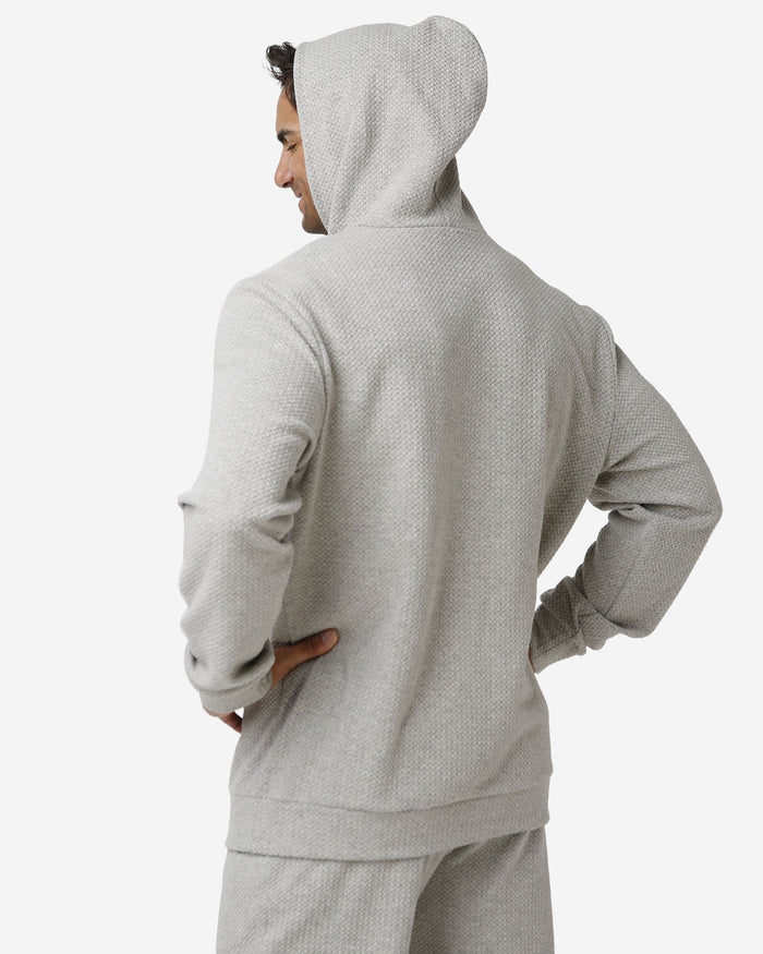 New York Jets Gray Woven Hoodie FOCO - FOCO.com