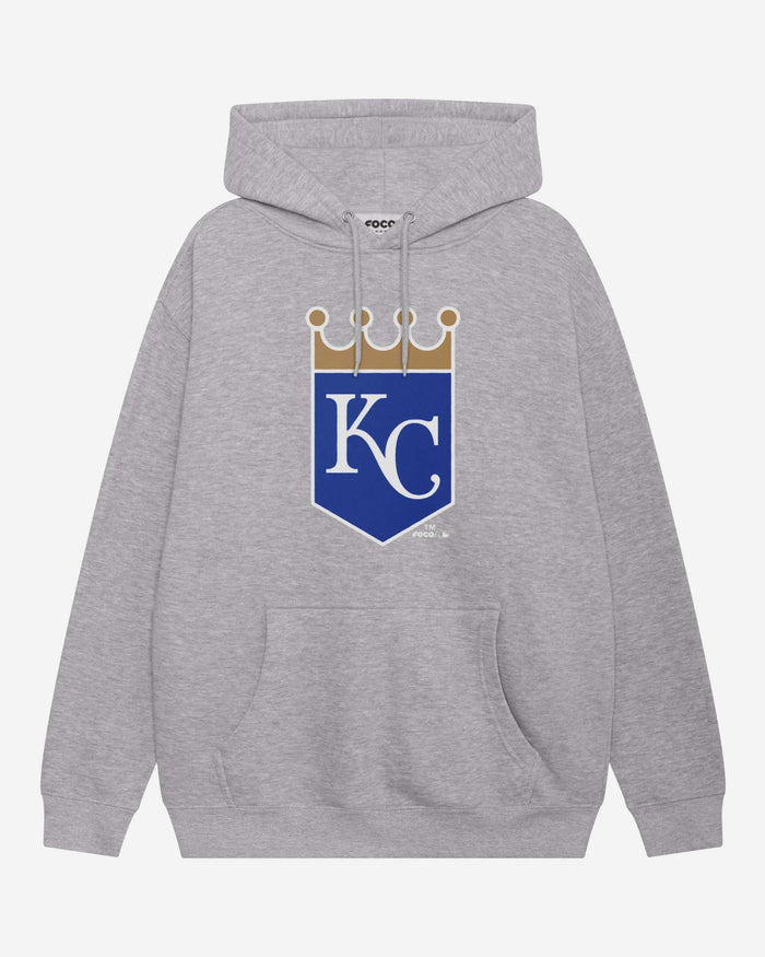 Kansas City Royals 2006 Alternate Logo Hoodie FOCO Athletic Heather S - FOCO.com