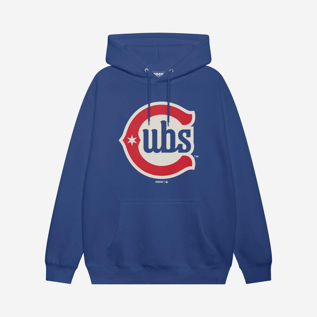 Chicago Cubs 2025 Alternate Logo Hoodie FOCO True Royal S - FOCO.com