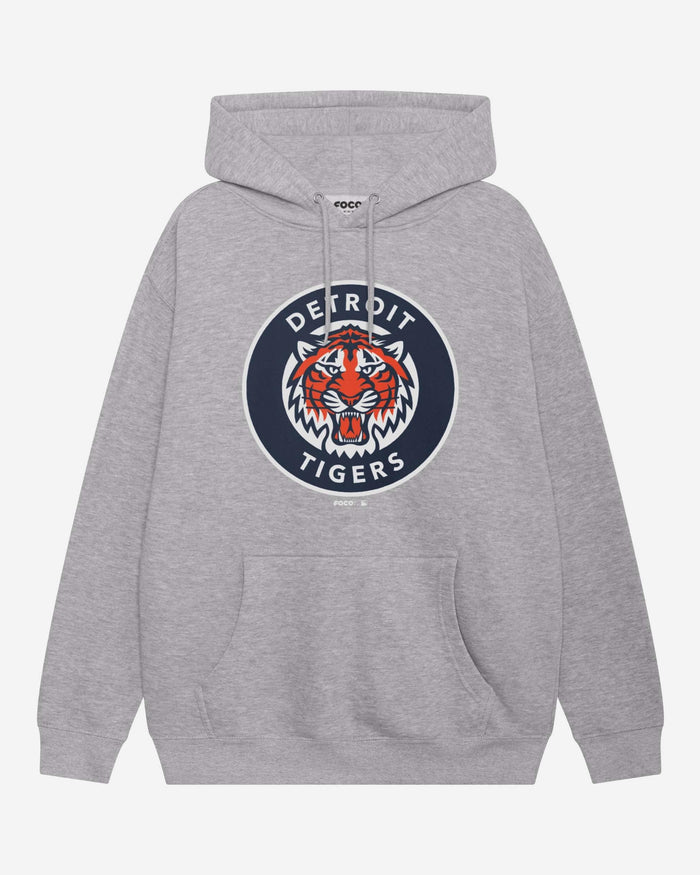 Detroit Tigers Alternate Logo Hoodie FOCO Athletic Heather S - FOCO.com