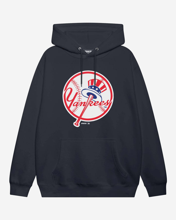 New York Yankees Alternate Logo Hoodie FOCO Navy S - FOCO.com