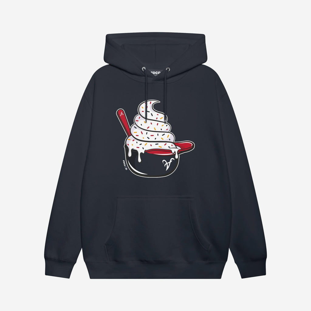Atlanta Braves Ice Cream Helmet Hoodie FOCO S - FOCO.com