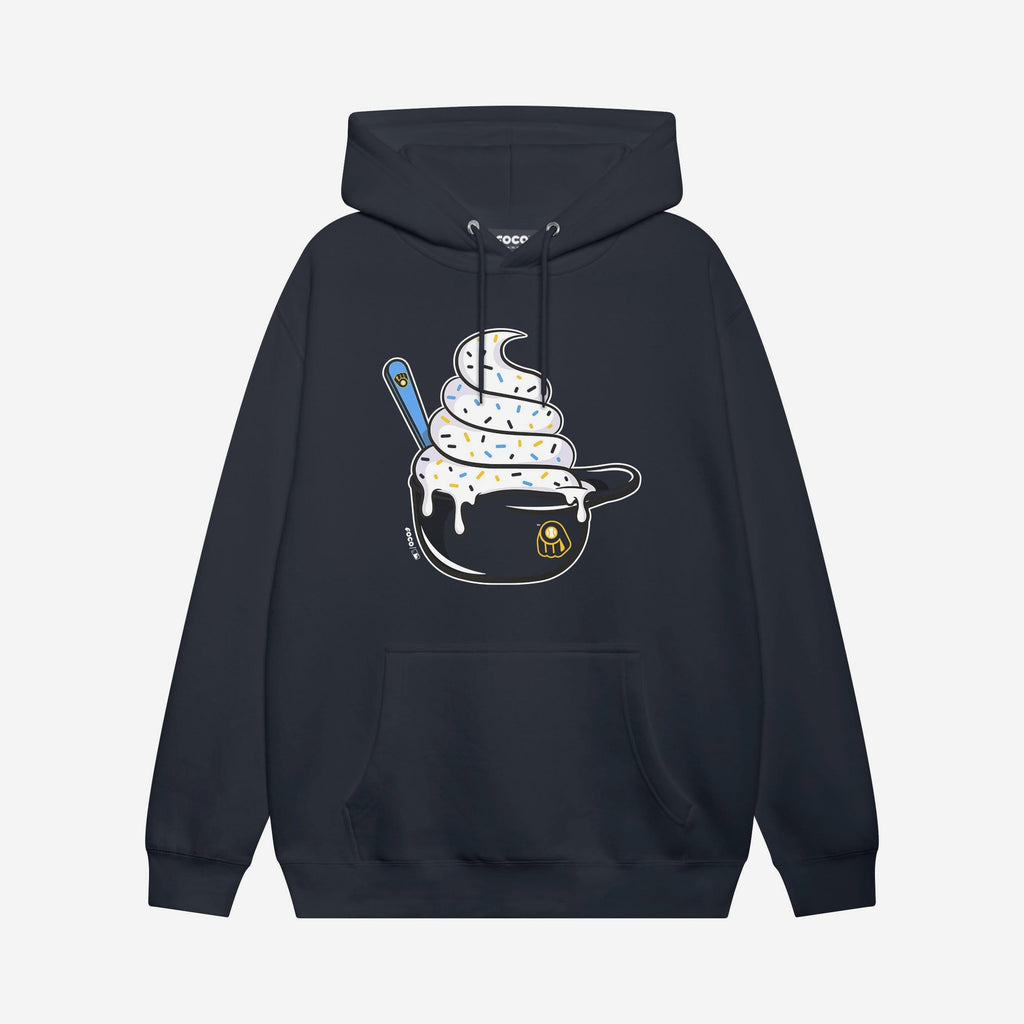 Milwaukee Brewers Ice Cream Helmet Hoodie FOCO S - FOCO.com