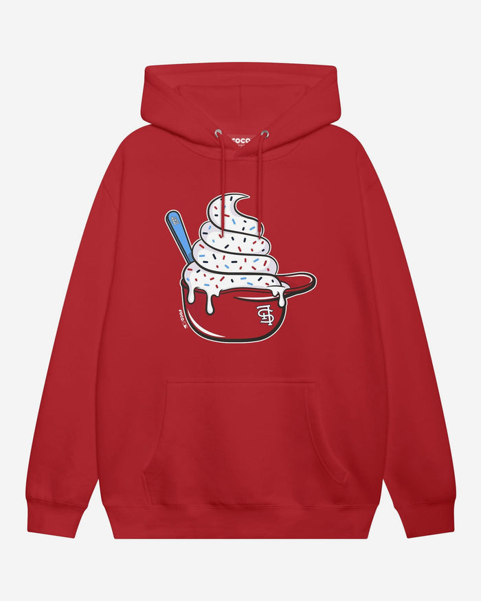 St Louis Cardinals Ice Cream Helmet Hoodie FOCO S - FOCO.com