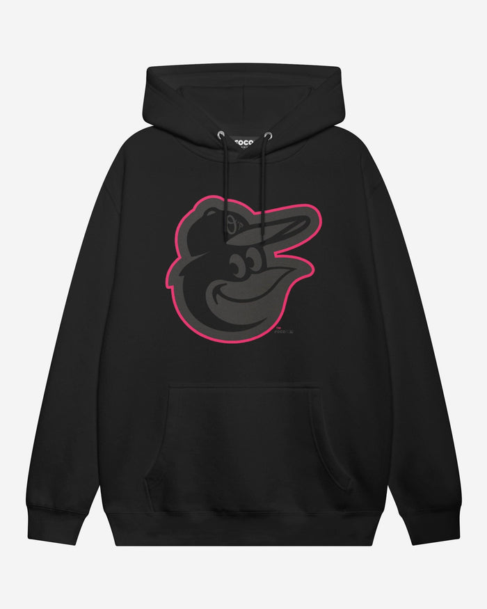 Baltimore Orioles Highlight Reel Hoodie FOCO Black/Neon Pink S - FOCO.com