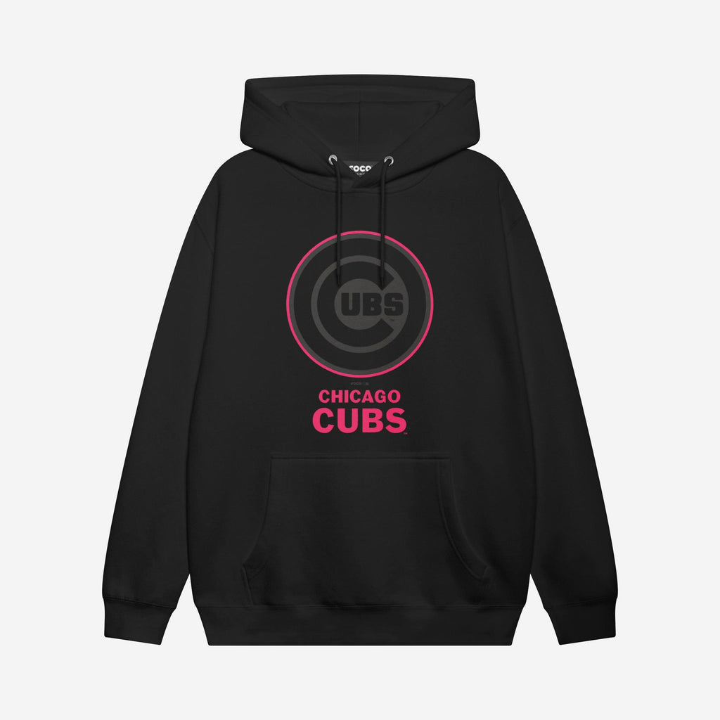 Chicago Cubs Highlight Reel Hoodie FOCO Black/Neon Pink S - FOCO.com