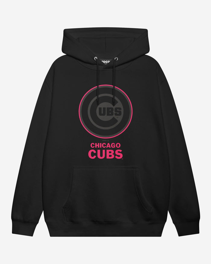 Chicago Cubs Highlight Reel Hoodie FOCO Black/Neon Pink S - FOCO.com