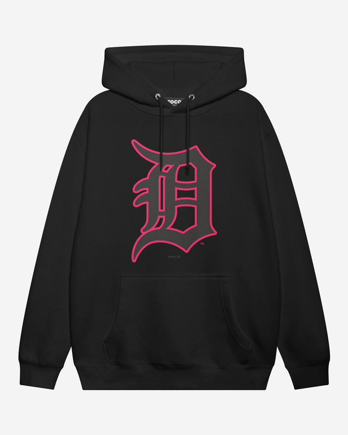 Detroit Tigers Highlight Reel Hoodie FOCO Black/Neon Pink S - FOCO.com