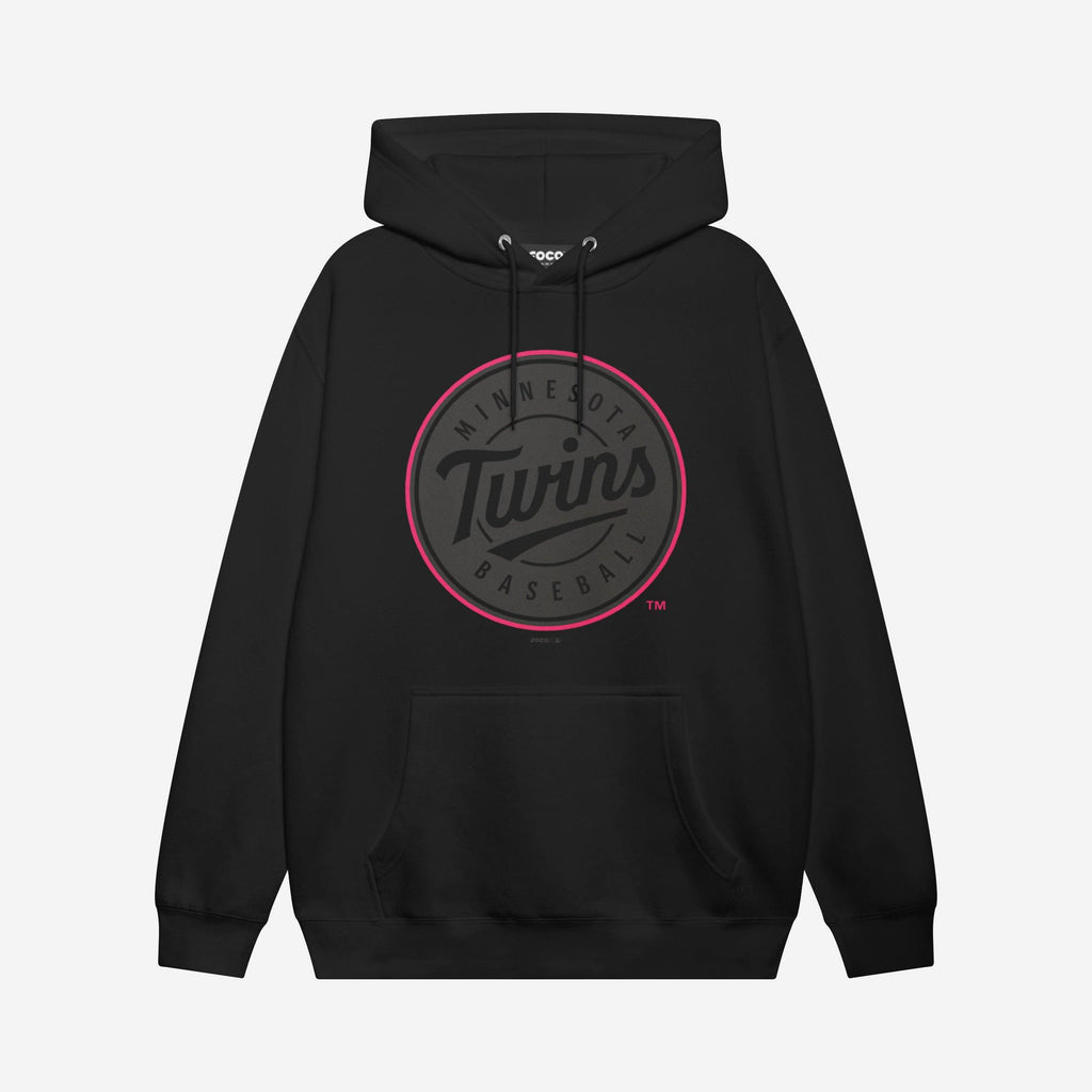 Minnesota Twins Highlight Reel Hoodie FOCO Black/Neon Pink S - FOCO.com