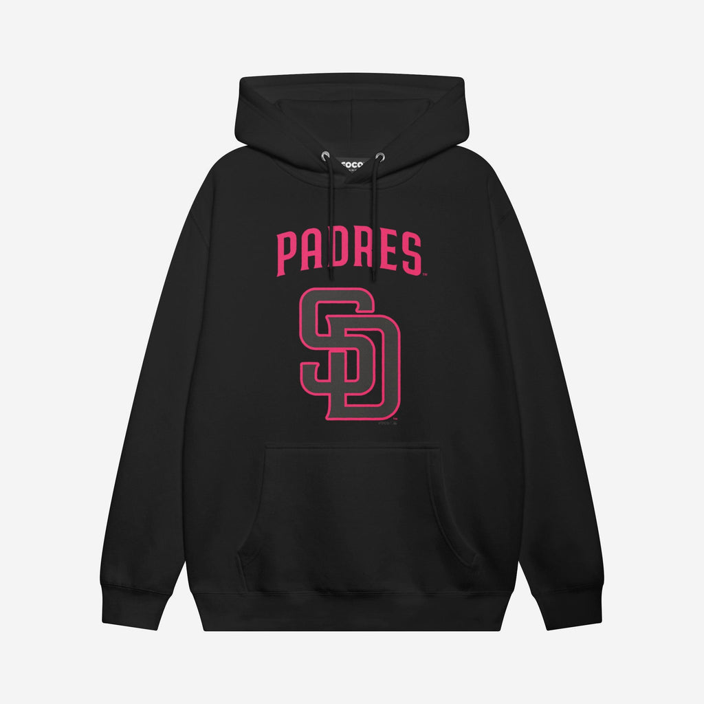 San Diego Padres Highlight Reel Hoodie FOCO Black/Neon Pink S - FOCO.com