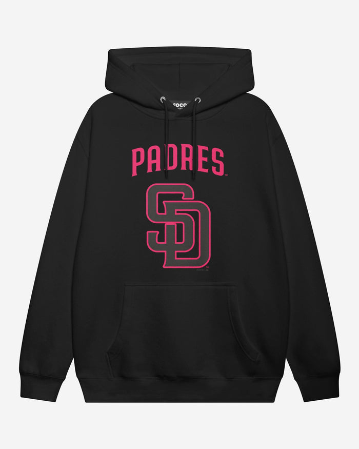 San Diego Padres Highlight Reel Hoodie FOCO Black/Neon Pink S - FOCO.com