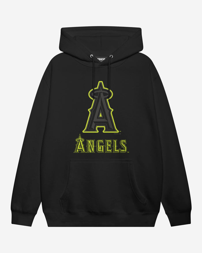 Los Angeles Angels Highlight Reel Hoodie FOCO Black/Volt S - FOCO.com