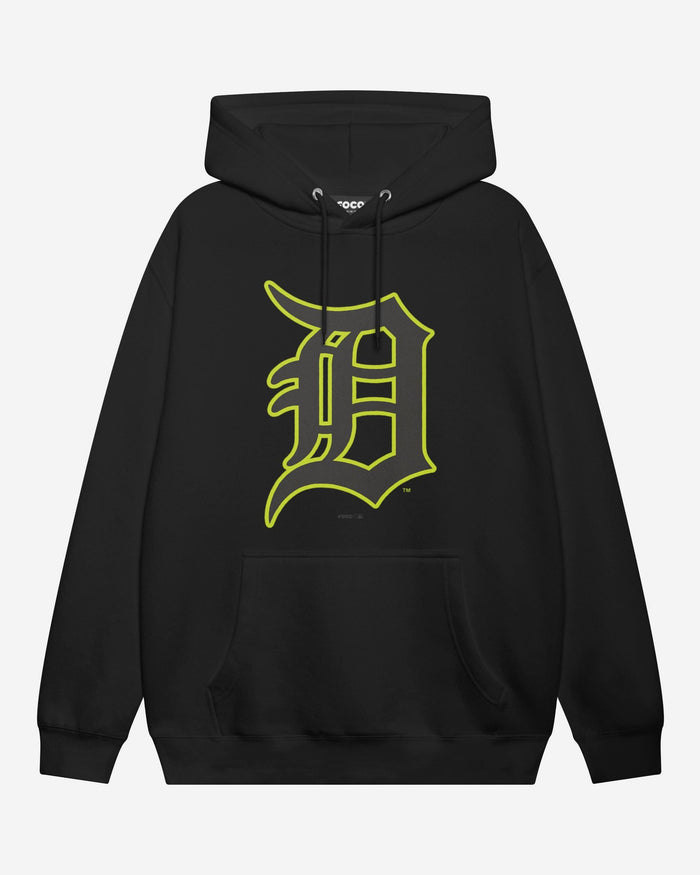 Detroit Tigers Highlight Reel Hoodie FOCO Black/Volt S - FOCO.com