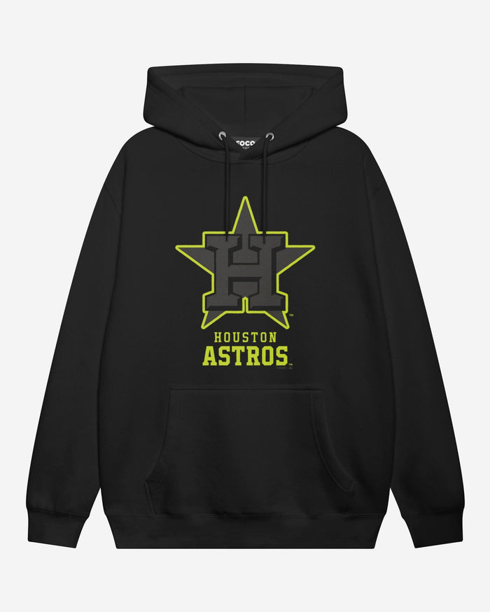 Houston Astros Highlight Reel Hoodie FOCO Black/Volt S - FOCO.com