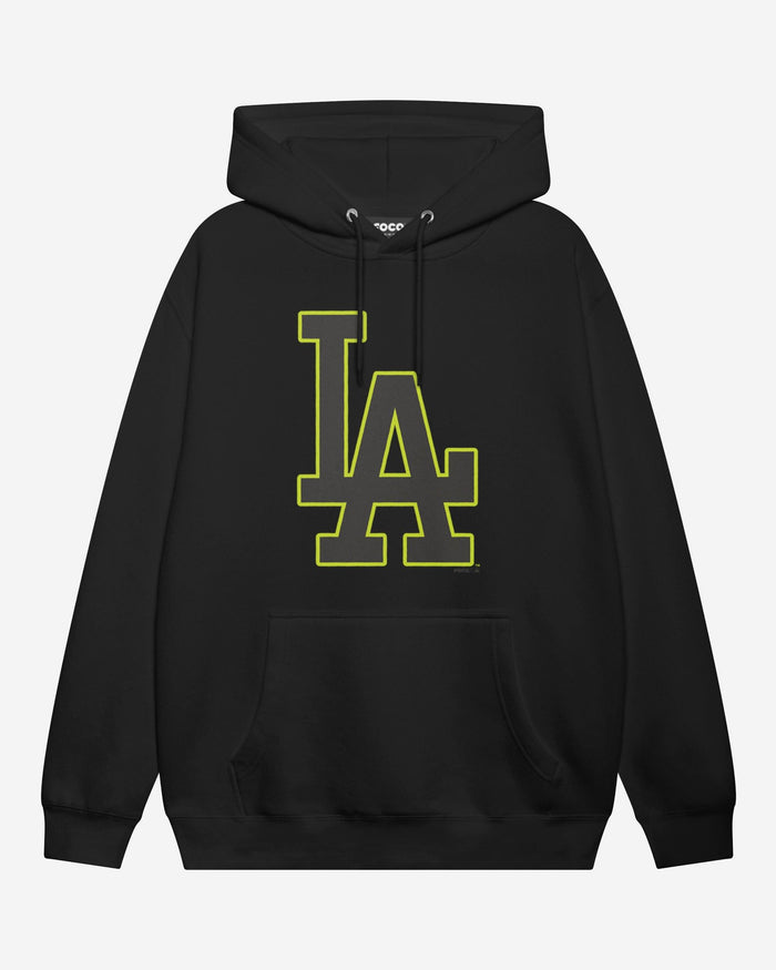 Los Angeles Dodgers Highlight Reel Hoodie FOCO Black/Volt S - FOCO.com