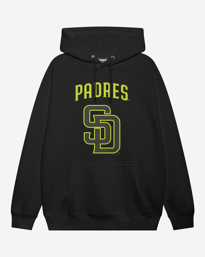 San Diego Padres Highlight Reel Hoodie FOCO Black/Volt S - FOCO.com