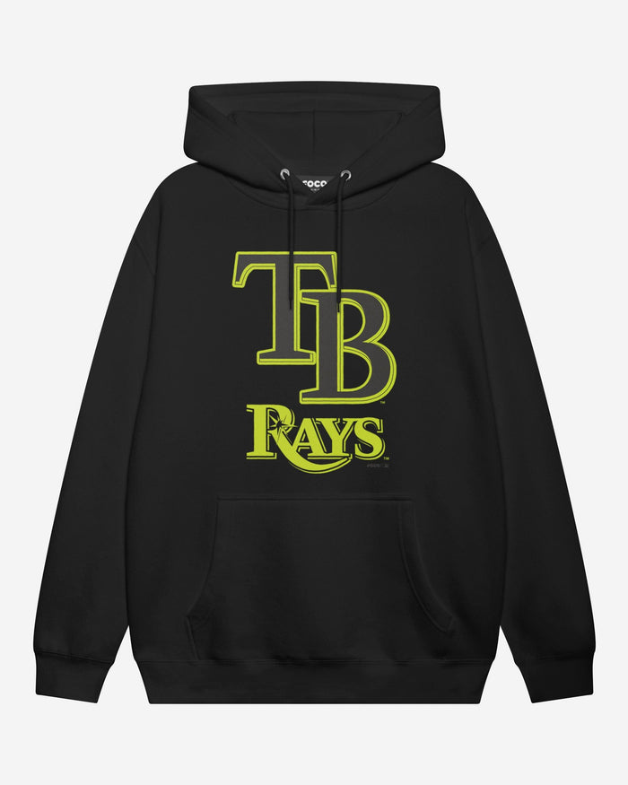 Tampa Bay Rays Highlight Reel Hoodie FOCO Black/Volt S - FOCO.com