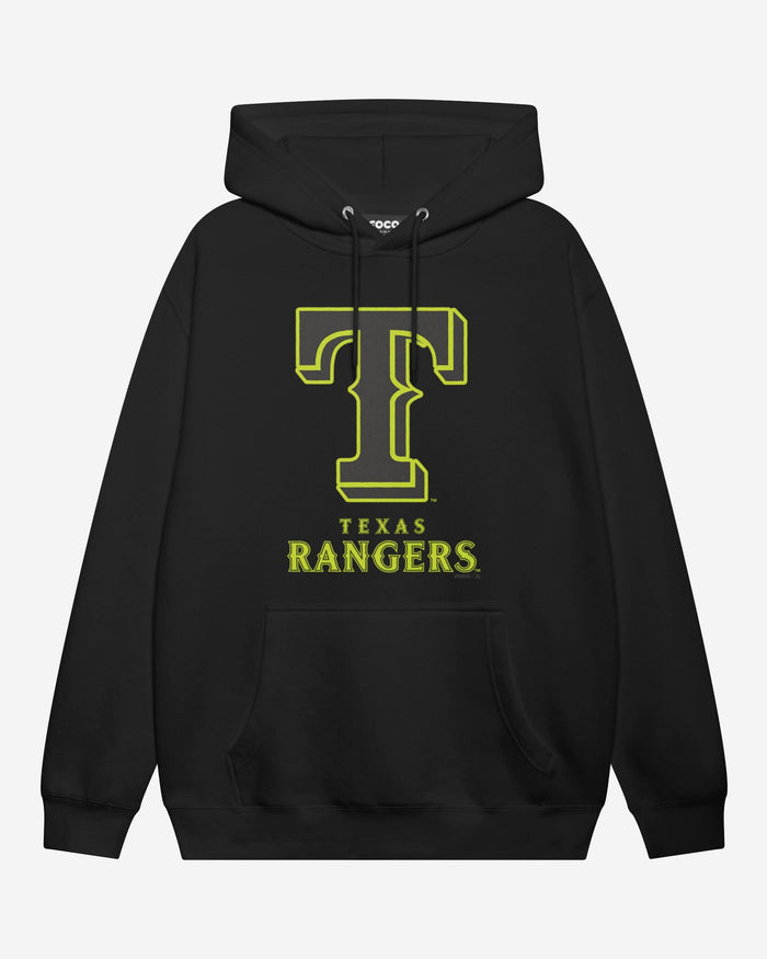 Texas Rangers Highlight Reel Hoodie FOCO Black/Volt S - FOCO.com