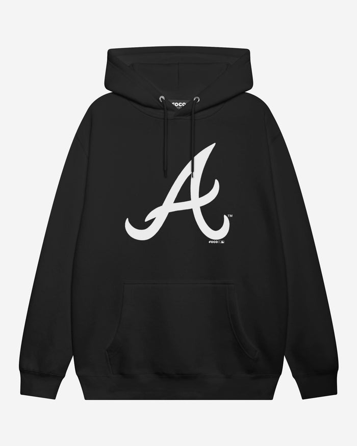 Atlanta Braves White Logo Hoodie FOCO S - FOCO.com