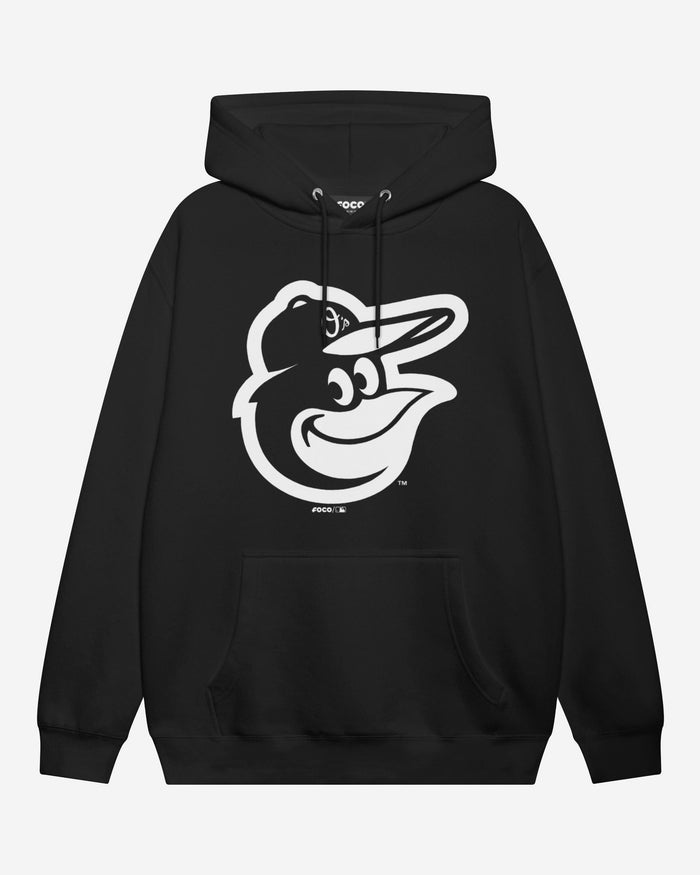 Baltimore Orioles White Logo Hoodie FOCO S - FOCO.com