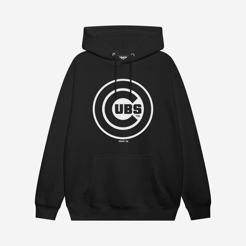 Chicago Cubs White Logo Hoodie FOCO S - FOCO.com