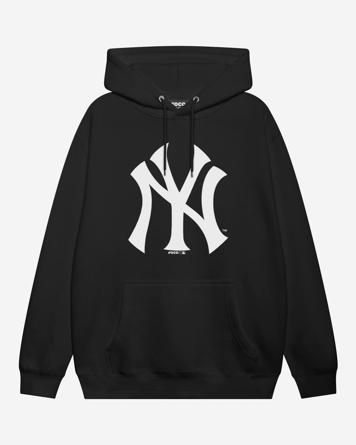 New York Yankees White Logo Hoodie FOCO S - FOCO.com