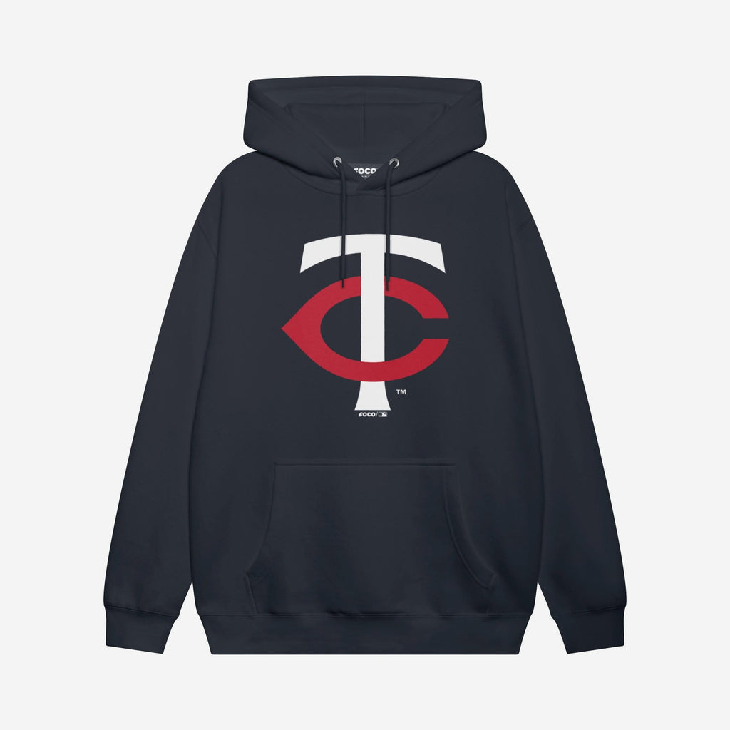 Minnesota Twins Primary Logo Hoodie FOCO Navy S - FOCO.com