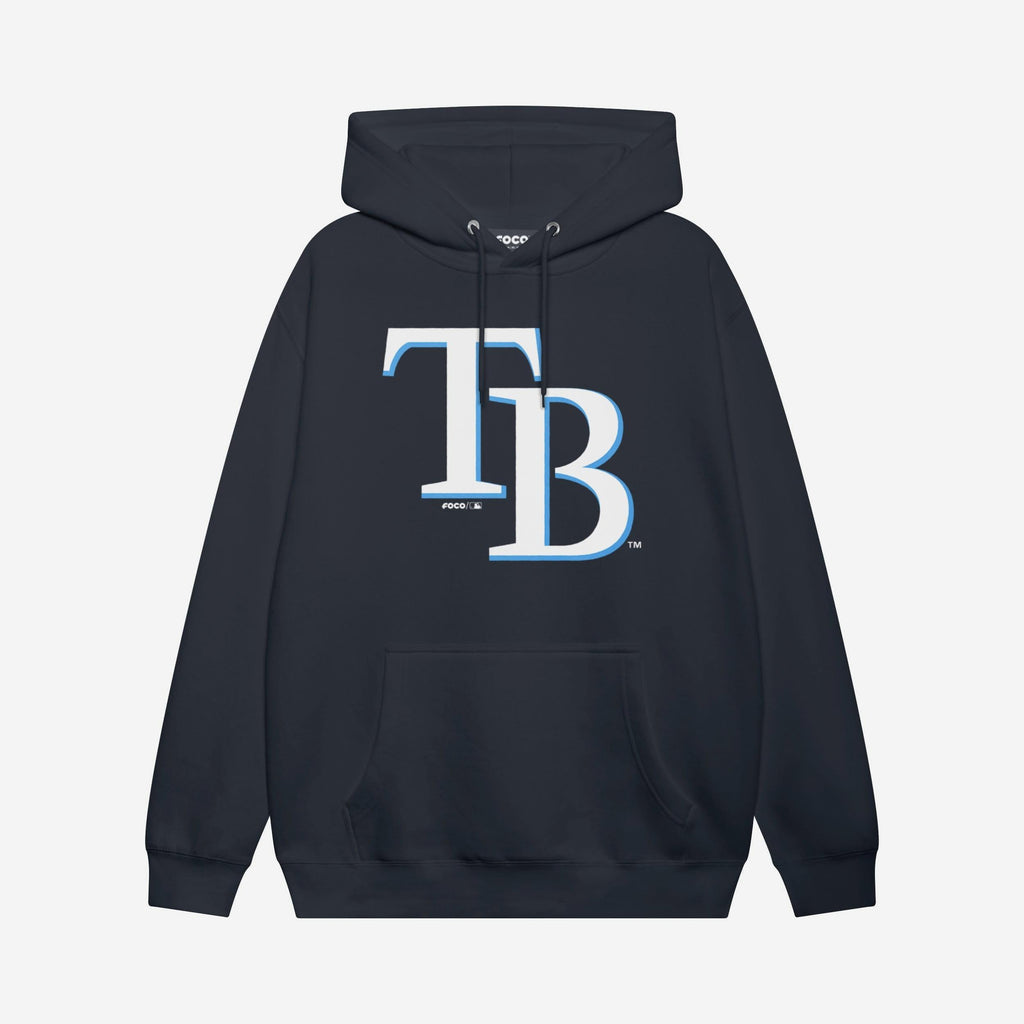 Tampa Bay Rays Primary Logo Hoodie FOCO Navy S - FOCO.com