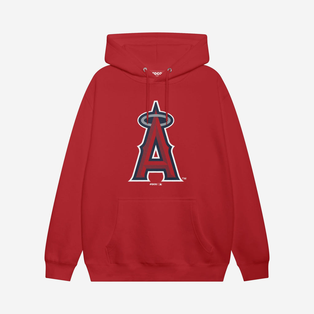 Los Angeles Angels Primary Logo Hoodie FOCO Red S - FOCO.com
