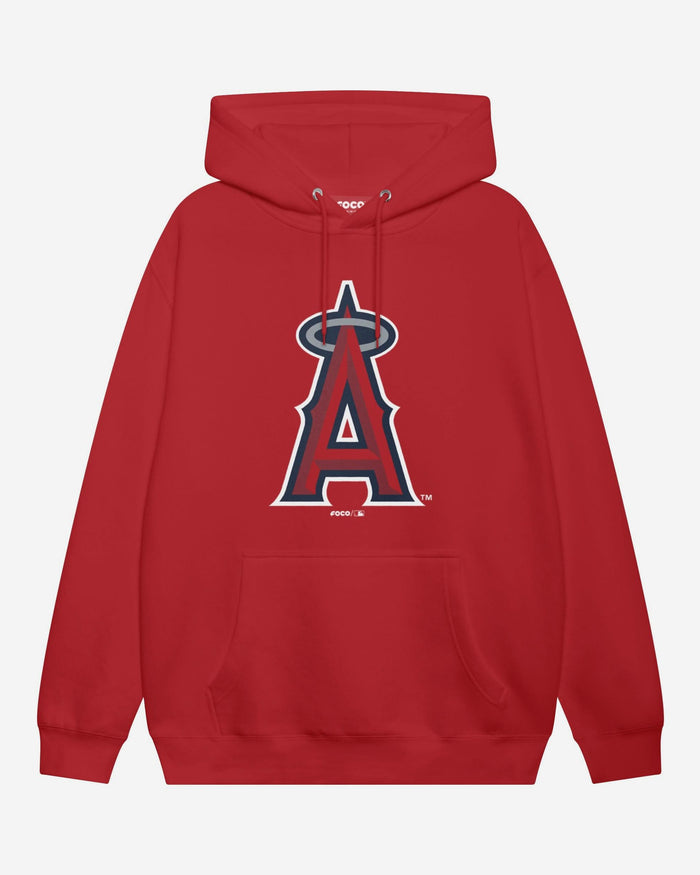 Los Angeles Angels Primary Logo Hoodie FOCO Red S - FOCO.com