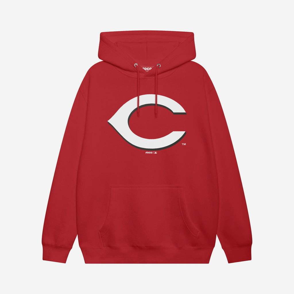 Cincinnati Reds Primary Logo Hoodie FOCO Red S - FOCO.com