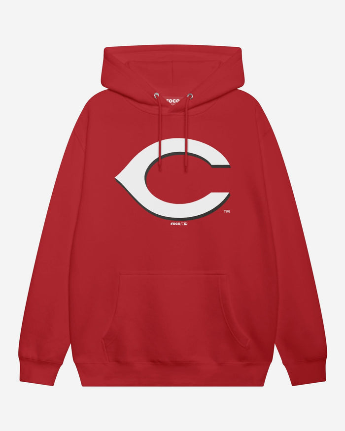 Cincinnati Reds Primary Logo Hoodie FOCO Red S - FOCO.com