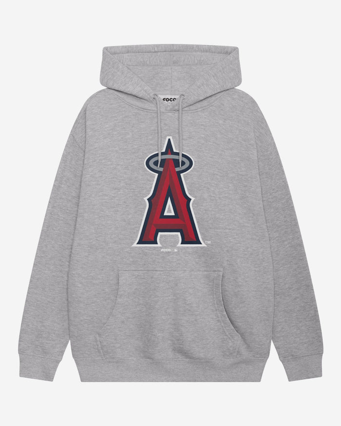 Los Angeles Angels Primary Logo Hoodie FOCO Athletic Heather S - FOCO.com