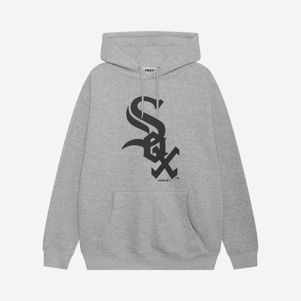 Chicago White Sox Primary Logo Hoodie FOCO Athletic Heather S - FOCO.com