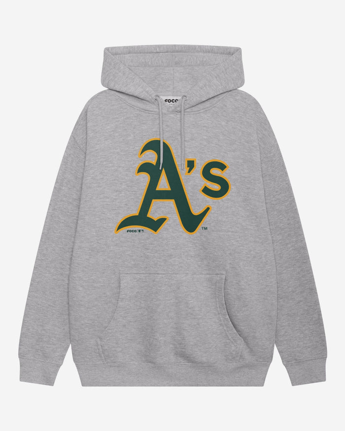 Athletics Primary Logo Hoodie FOCO Athletic Heather S - FOCO.com