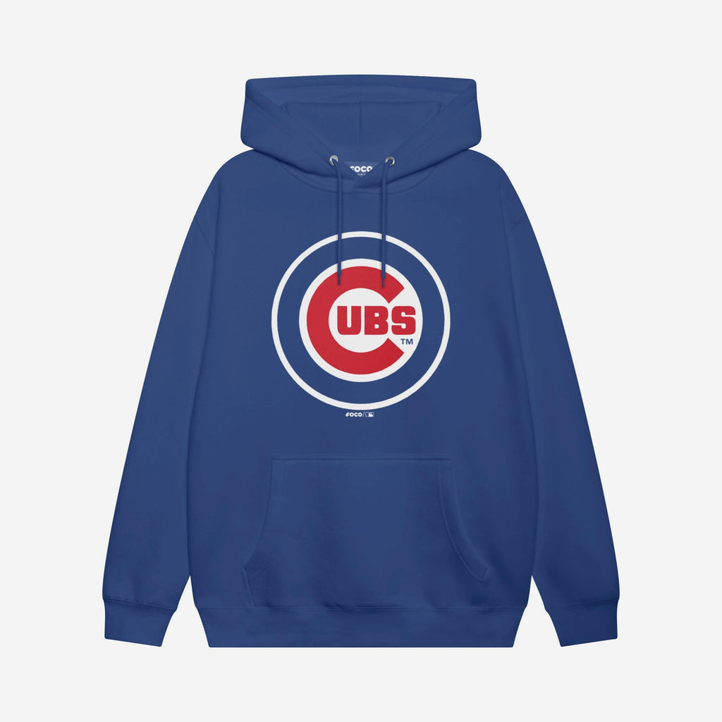 Chicago Cubs Primary Logo Hoodie FOCO True Royal S - FOCO.com