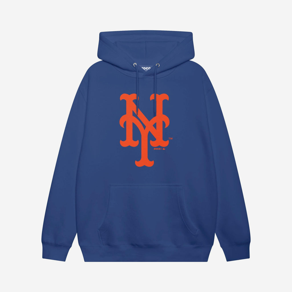 New York Mets Primary Logo Hoodie FOCO True Royal S - FOCO.com
