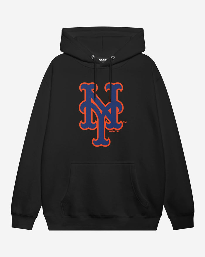 New York Mets Primary Logo Hoodie FOCO Black S - FOCO.com