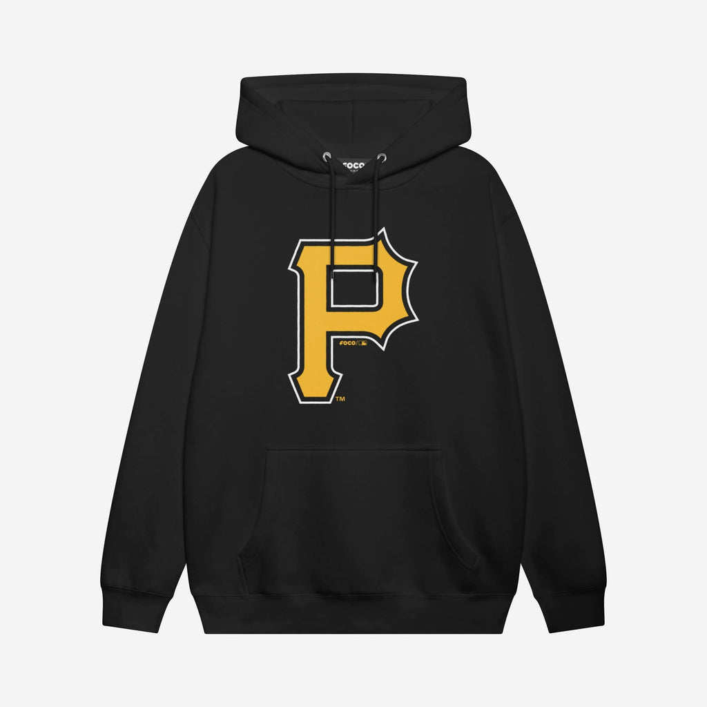Pittsburgh Pirates Primary Logo Hoodie FOCO Black S - FOCO.com